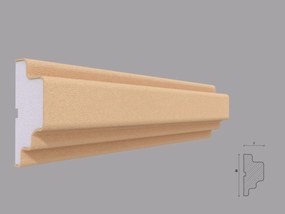 Ancadrament fereastra exterior FP128 dimensiuni 110x53x2000mm