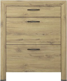 Pantofar SAPORI, stejar navarra, PAL laminat, 93x29x112 cm