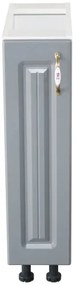 Corp inferior 20 cu 1 usa Zebra MDF gri dungi