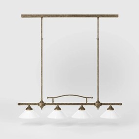 Lustra din alama cu inaltime reglabila Sofia 4L