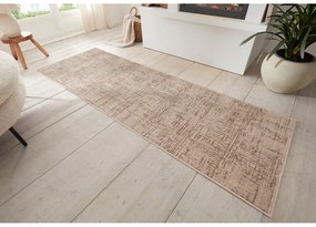 Covor tip traversă maro/bej 80x200 cm Terrain – Hanse Home
