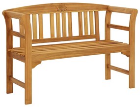 vidaXL Bancă de grădină, 114 cm, lemn masiv de acacia