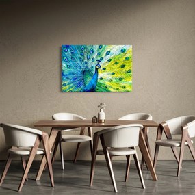 Tablou - Păun (90x60 cm)