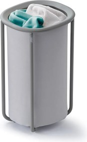 Coș de rufe gri deschis din material textil 50 l Duo – Joseph Joseph