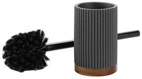 Perie de WC gri antracit din polirășină Niagara – douceur d'intérieur