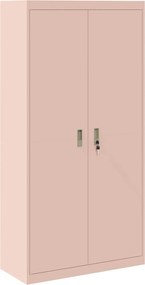 vidaXL Dulap de depozitare Roz 90 x 40 x 180 cm Oțel