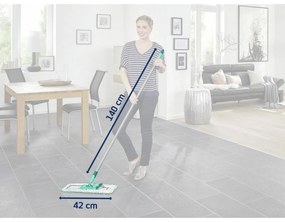 Mop de podea Leifheit PROFI Micro Duo + rezervăGRATUIT Static Plus