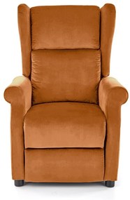 Fotoliu recliner Agustin 2 velvet cinnamon H107 cm
