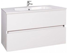 Mobilier complet de baie Elois White 80