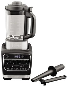 Blender Ninja HB150EU, 1000W, 1,7 l, 10 programe, Auto-iQ, 2in1, Sticla termorezistenta, Negru