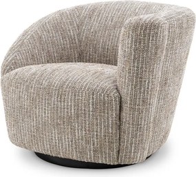 Fotoliu pivotant design elegant LUX Colin right, bej mademoiselle 115433 HZ