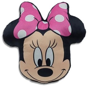 Disney Minnie Head Pernă decorativă 3D 35 cm Velur