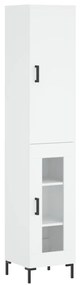 3199041 vidaXL Dulap înalt, alb, 34,5x34x180 cm, lemn prelucrat