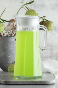 Carafa 1400 ml, Sticla, LV-TRU140, Transparent