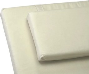 DIVERO Set de tapițerie pentru șezlong Garth, crem, 2 buc.