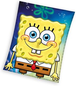 SpongeBob Smile pătură polară 110x140cm