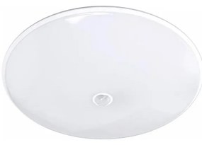 Plafonieră de exterior LED VISTA cu senzor, 15W/230V, Ø 26 cm, IP54, albă