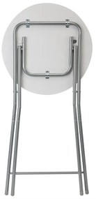 Masa bar aspect marmura Pliabil Ø 60 cm