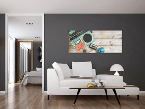 Tablou - Radio retro (120x50 cm)