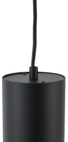 Lampă suspendată neagră modernă pentru sistem de șină monofazat GU10 70mm - Iconic Holt