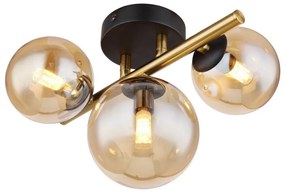 Lustră LED aplicată RIHA 3xG9/3W/230V alamă Globo 56135-3W