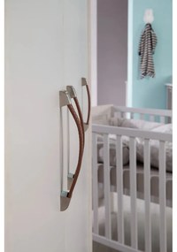 Șifonier pentru copii gri deschis 136x190 cm Mila – Roba