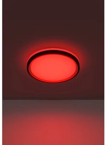 Eglo 300684-LED Plafonieră dimabilă LED RGBW MALERAMARA-Z LED/14W/230V negru/auriu + telecomandă