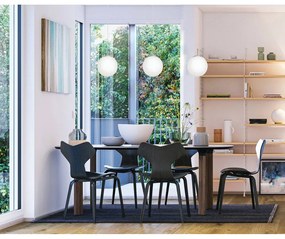 Lustră albă/argintie cu abajur din sticlă ø 20 cm RONDO – EGLO