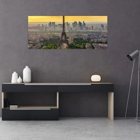 Tablou - Panorama Parisului (120x50 cm)