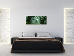 Tablou - O pădure acoperită de mușchi (120x50 cm)
