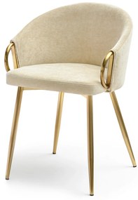 Scaun Carma K (crem + auriu). Promo -8%. 1110997
