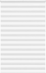 vidaXL Jaluzea tip zebra alb lățime țesătură 145,9 cm poliester