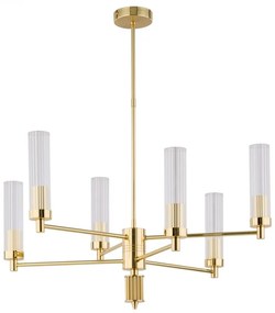 Candelabru modern realizat manual din alama Seti 6L