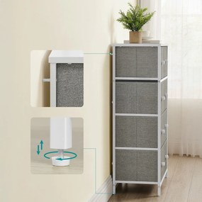 Comoda E1051 GREY, 56 cm, M