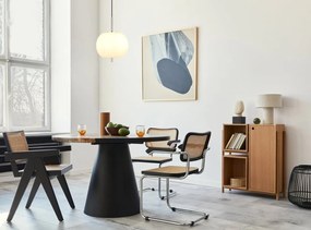 Pendul design modern Blacky I nickel, opal