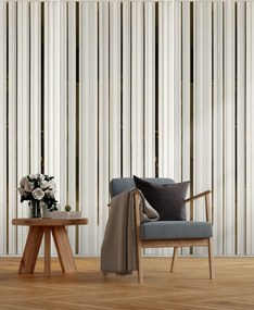 Panou decorativ 3d riflaj asimetric milano reflext cu oglinda pentru  perete 61cm x 280cm = 1.71 m²