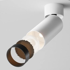 Spot aplicat modern alb dimabil cu led din aluminiu Maytoni Focus Led