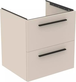 Dulap baza suspendat Ideal Standard i.life B bej nisipiu mat 2 sertare 60 cm