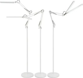 Brilagi - Lampă de podea flexibilă VARIO LED reglabilă, 14W/230V, 157 cm, albă