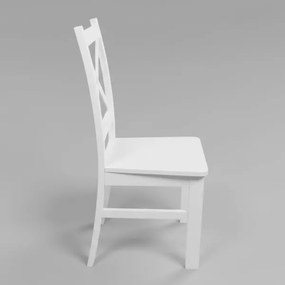 Scaun de sufragerie NATE alb