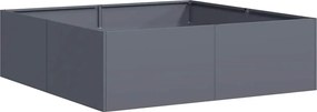 vidaXL Jardinieră Antracit 100x100x30 cm Oțel