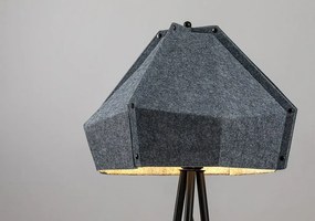 Lampadar cu trepied din material ecologic Lomiro