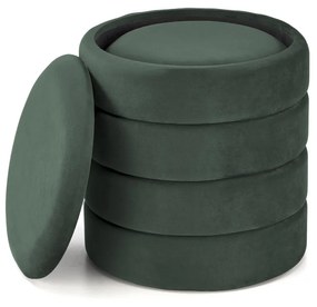 Set 2 tabureti Pacho verde