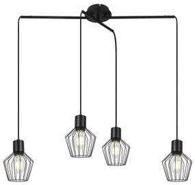 Lustră pe cablu Rabalux 4xE27/40W/230V