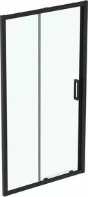 Usa glisanta cu segment fix 110 cm negru mat Ideal Standard Connect 2