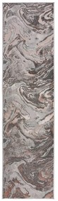 Covor tip traversă gri/bej 60x230 cm Marbled – Flair Rugs