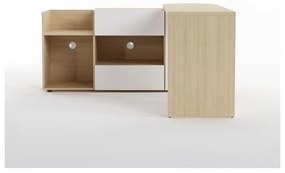 Birou cu blat cu aspect de lemn de stejar 48x159 cm Tango – TemaHome