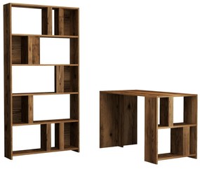Masă PC cu raft Limba (Nuc). 1088761