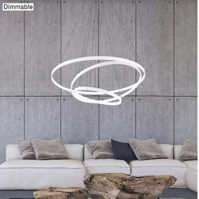 Lustra moderna suspendata, diametru 80cm, LED dimabil DEA NVL-17222001 D