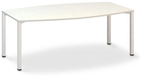 Masa de intalnire ProOffice 200 x 110 cm, alba